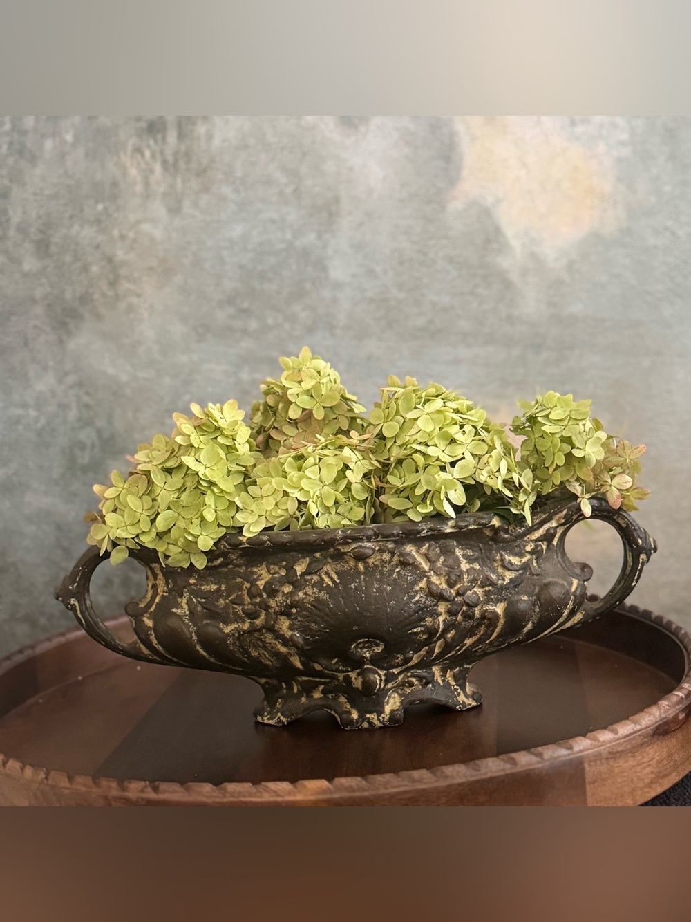 Antique-Style Gold Accent Decorative Bowl / Vase by BOMBAY